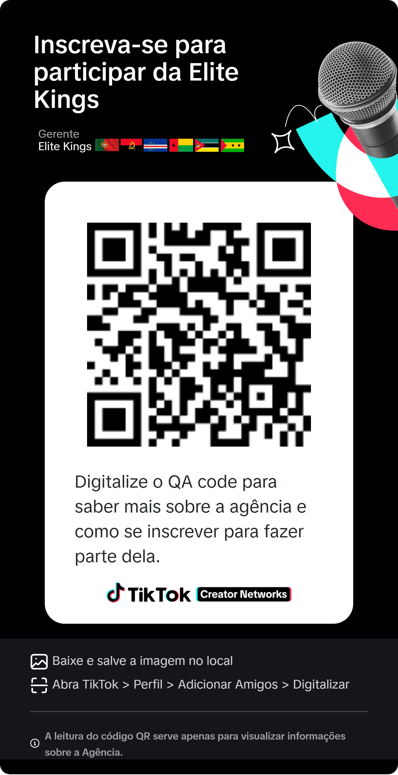 QR Code TikTok Portugal